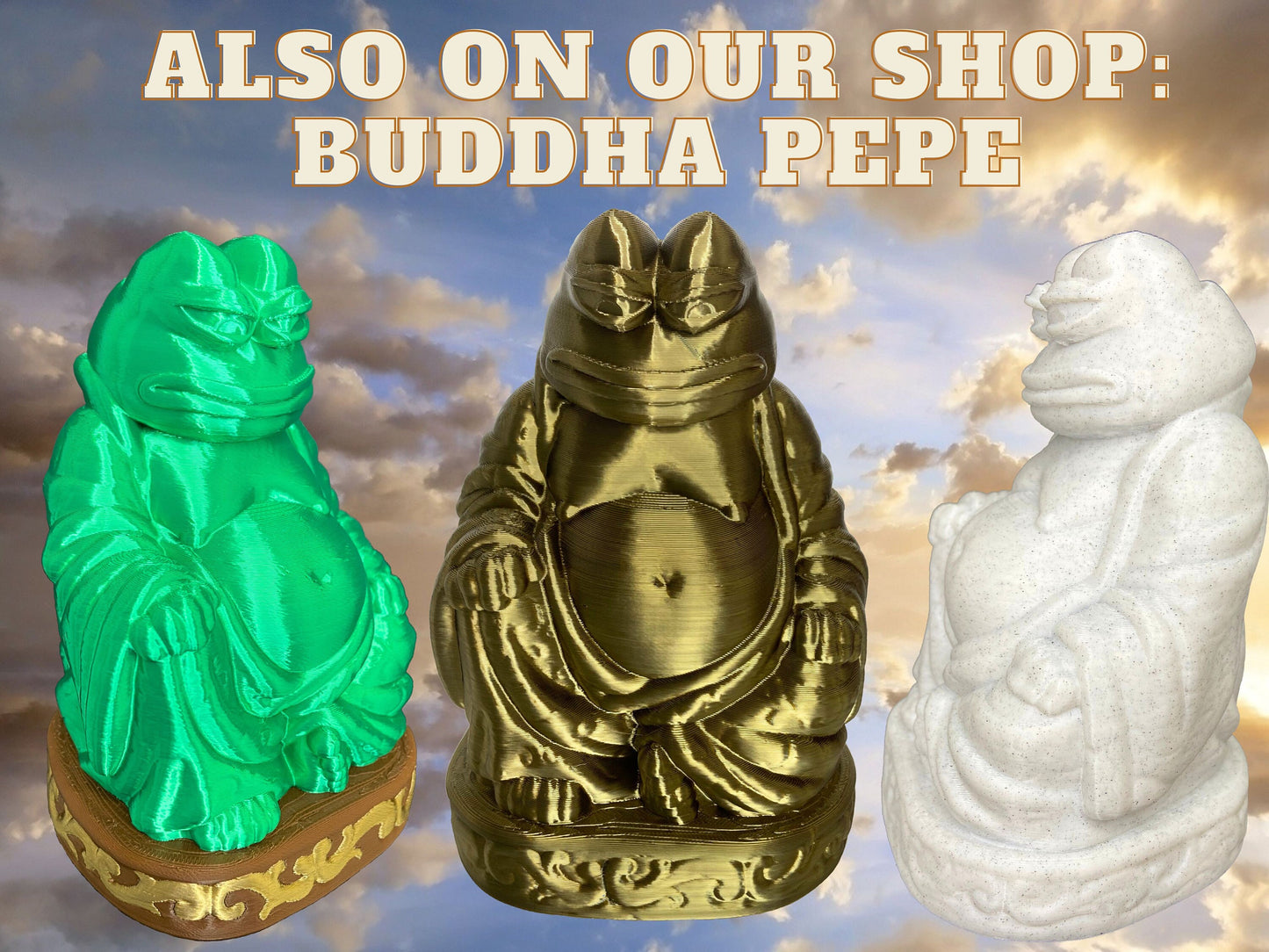 Pepe Feels Statue
