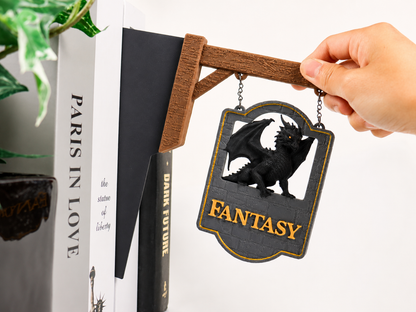 Tavern Sign Bookshelf Sign