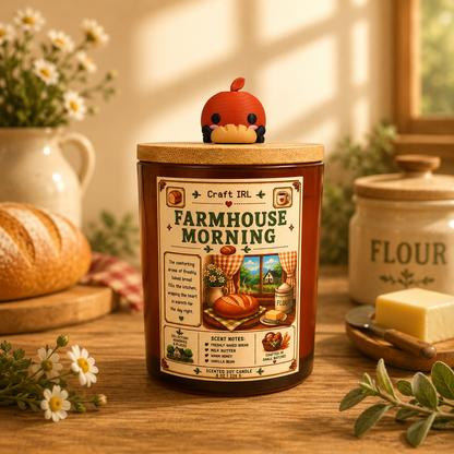 Stardew Valley Inspired Candles with Junimo Buddy