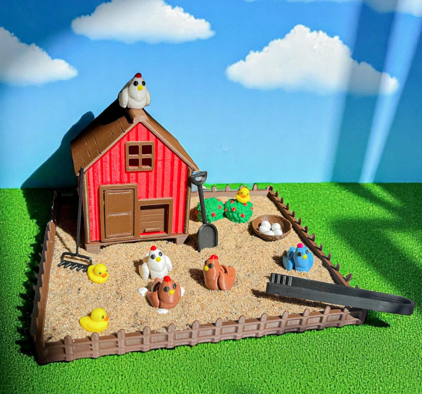 Chicken Coop Zen Garden Kit