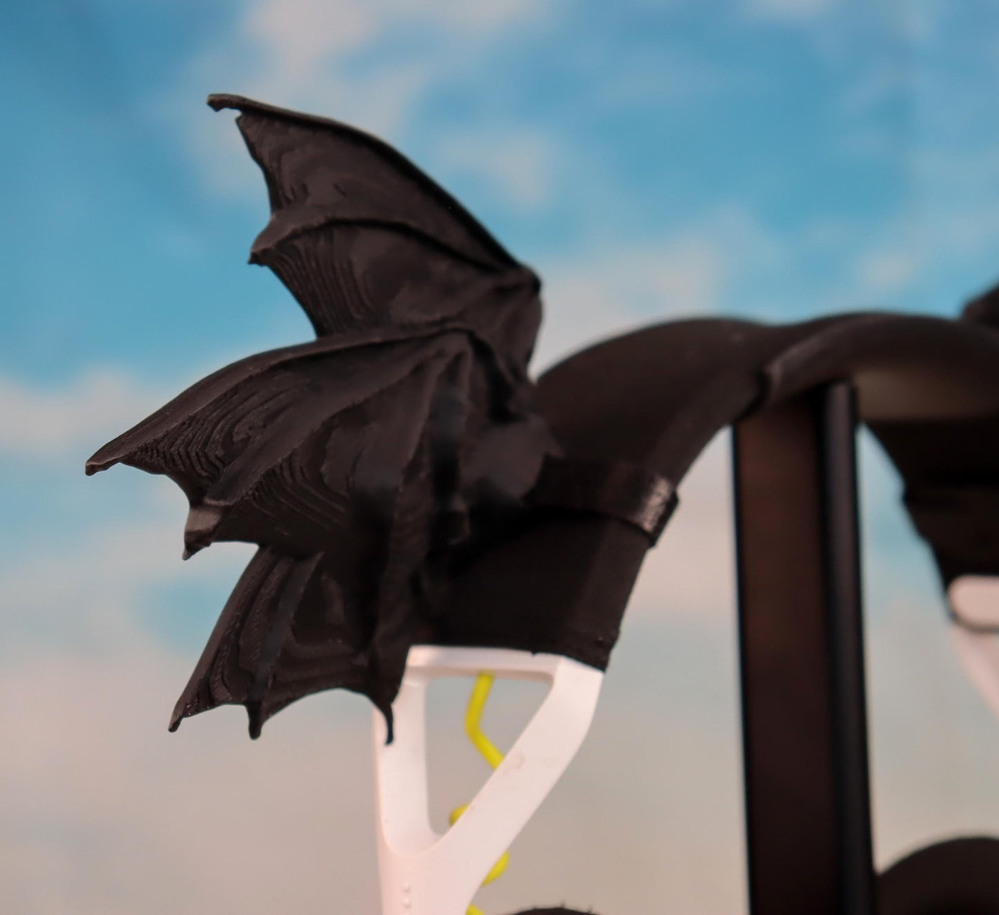 Stacked Demon Wings Headphone Attachment