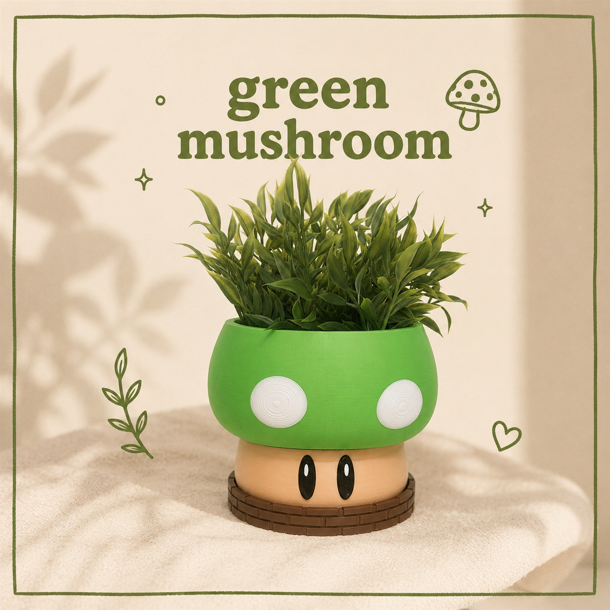 Mushroom Planter from Mario