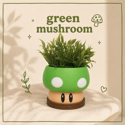 Mushroom Planter from Mario