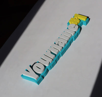 Personalized Battle Royale Nameplate | Last Man Standing Name Sign | Squad Play | Gamer Decor