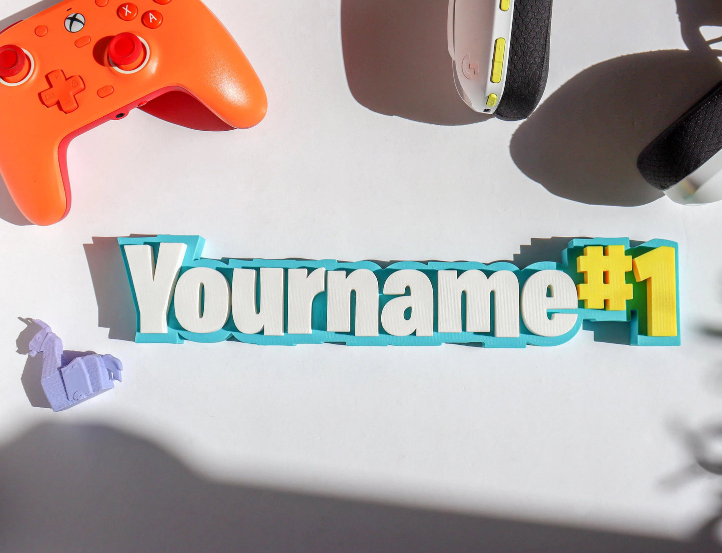 Personalized Battle Royale Nameplate | Last Man Standing Name Sign | Squad Play | Gamer Decor