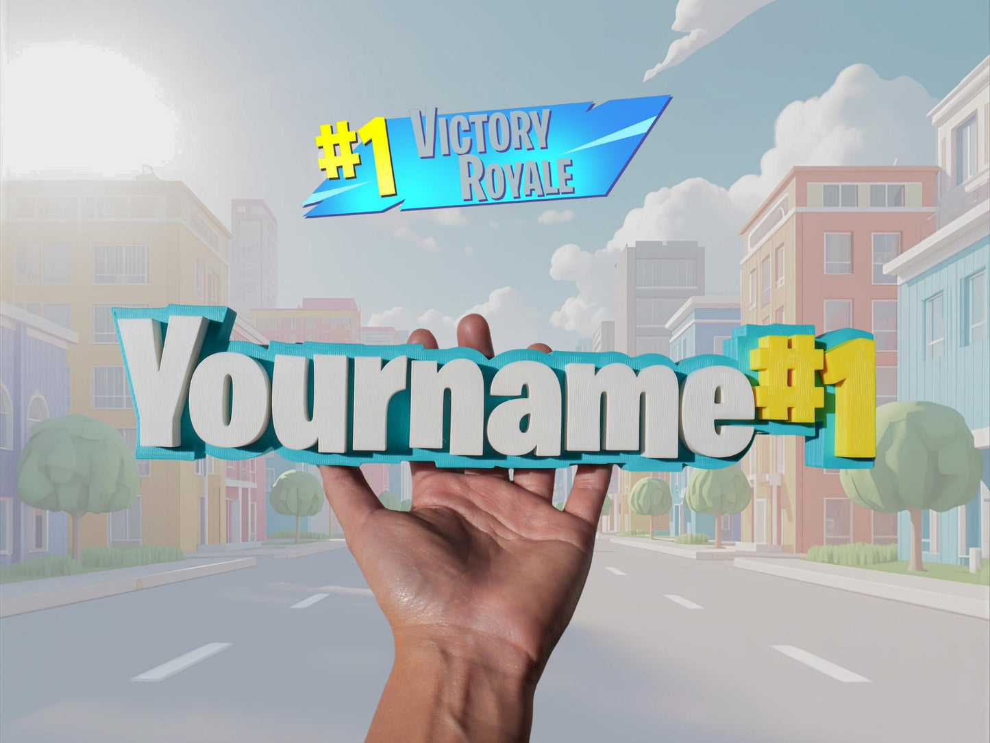 Personalized Battle Royale Nameplate | Last Man Standing Name Sign | Squad Play | Gamer Decor