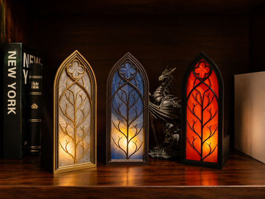Fantasy Elven Book Nook Lamp