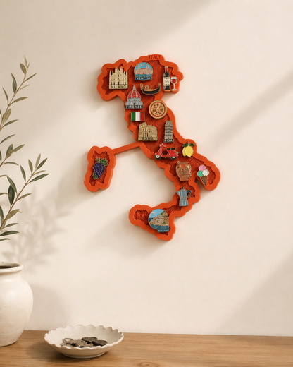 Country Travel Pin Display Board
