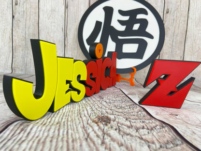 Custom Dragon Ball Z Nameplate