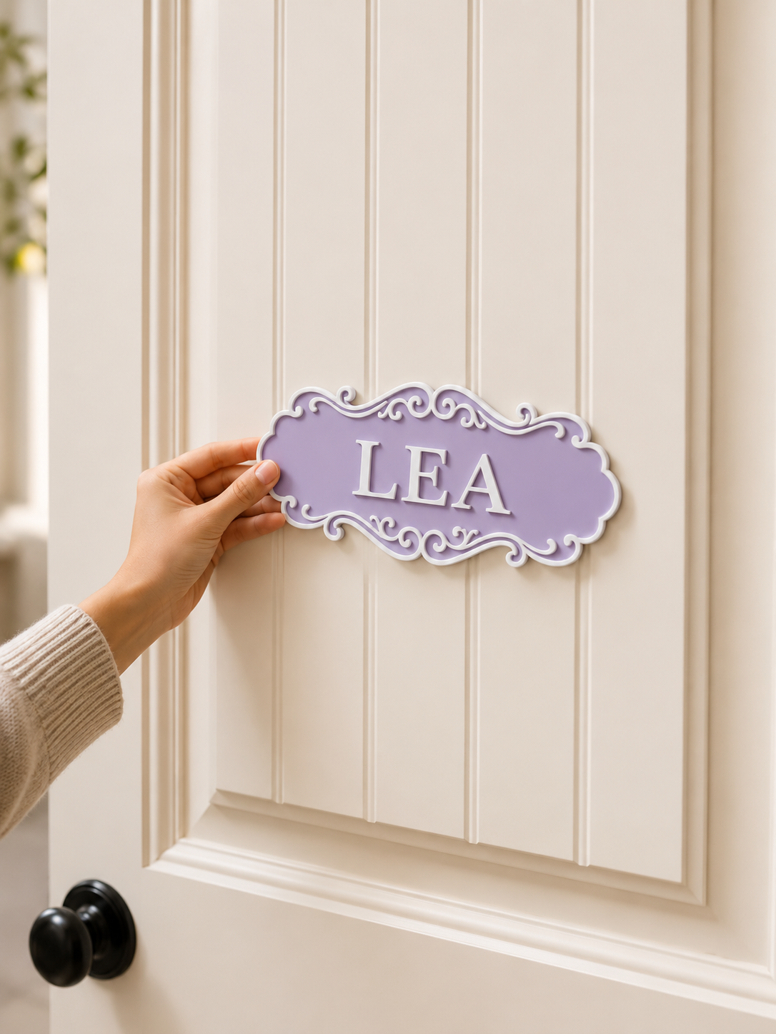 Personalized Vintage Room Door Name Plaque