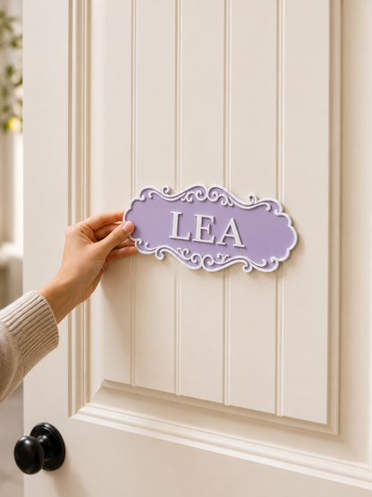 Personalized Vintage Room Door Name Plaque