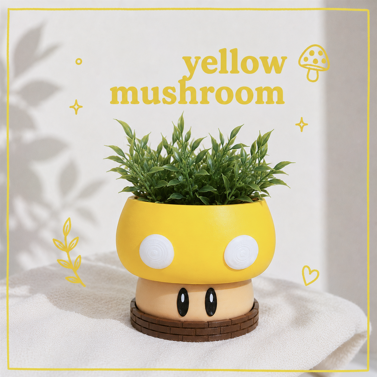 Mushroom Planter from Mario