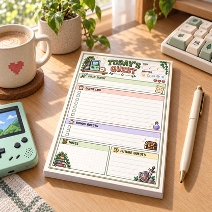 Cozy Gamer Planner Pad