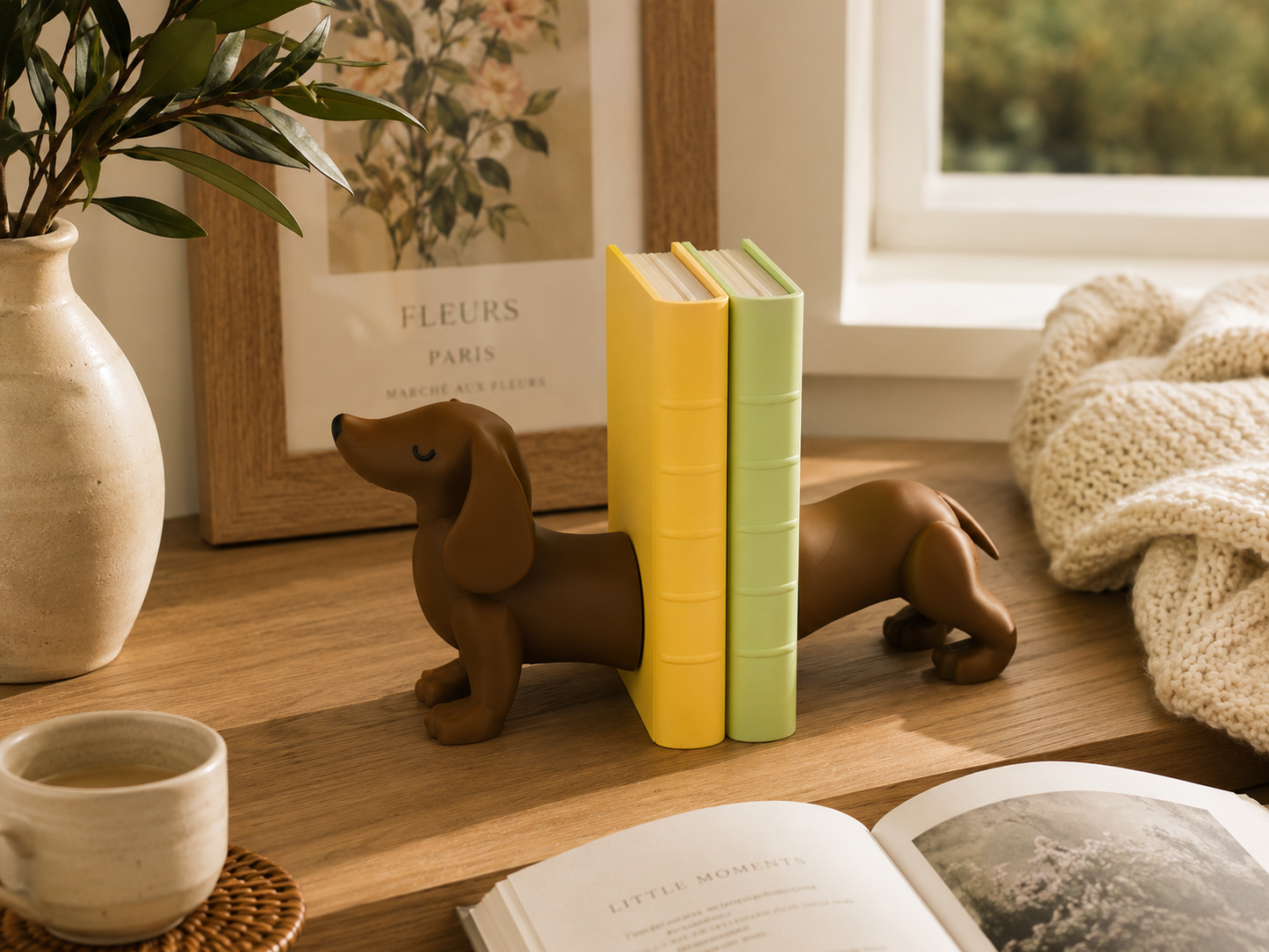 Dachshund Bookends - Long Sausage Doggy