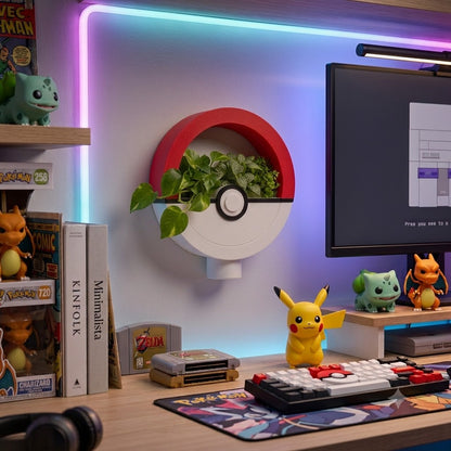 PokeBall Wall Planter