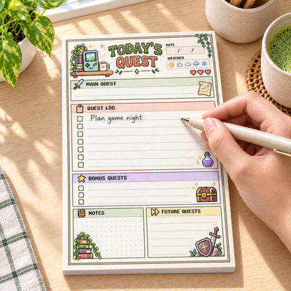 Cozy Gamer Planner Pad