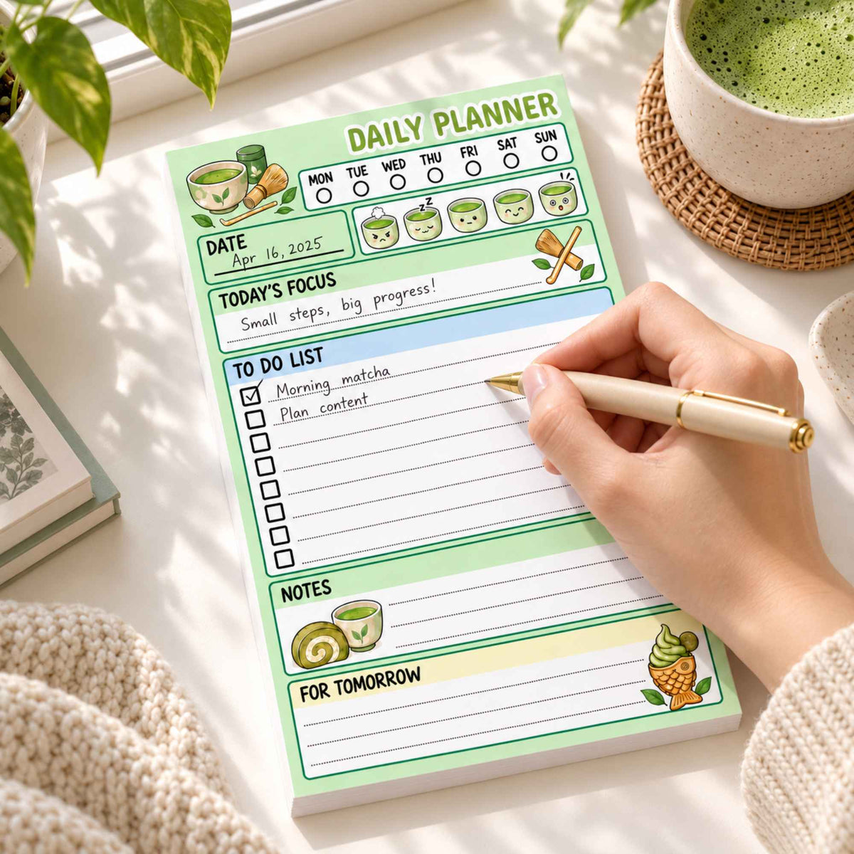 Matcha Planner NPad
