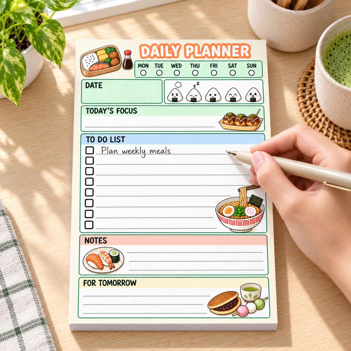 Japanese Food Planner Pad