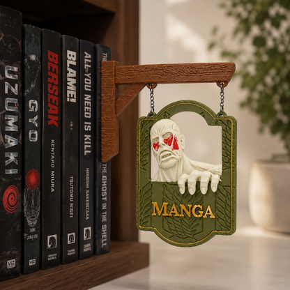 Tavern Sign Bookshelf Sign
