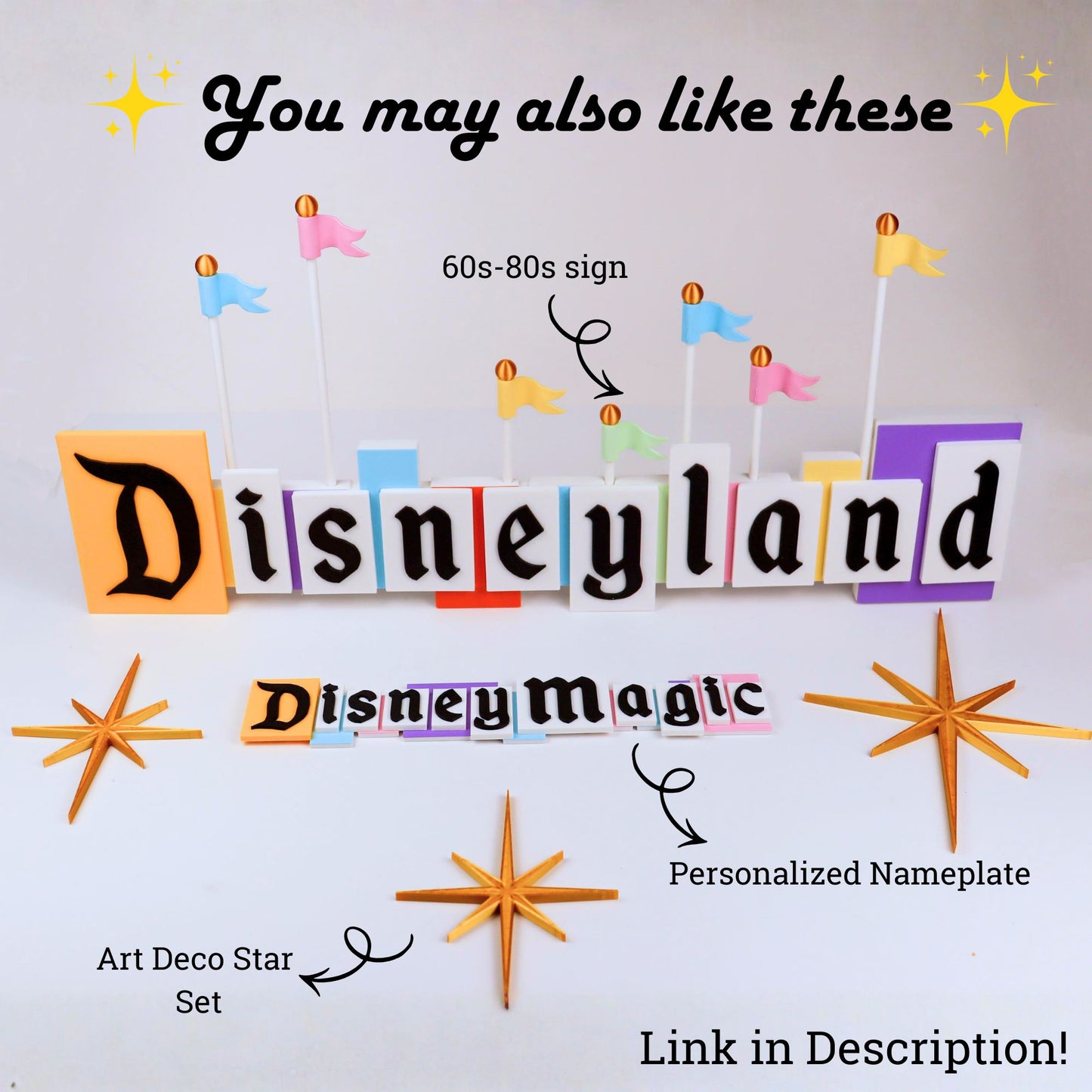 90s Disneyland Sign Replica