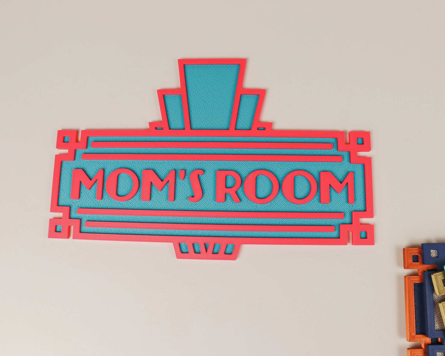 Custom Art Deco Sign | Retro Ambiance | Art Deco | Home Theater | Bathroom | Office Sign | Business Sign
