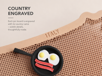 Country Travel Pin Display Board