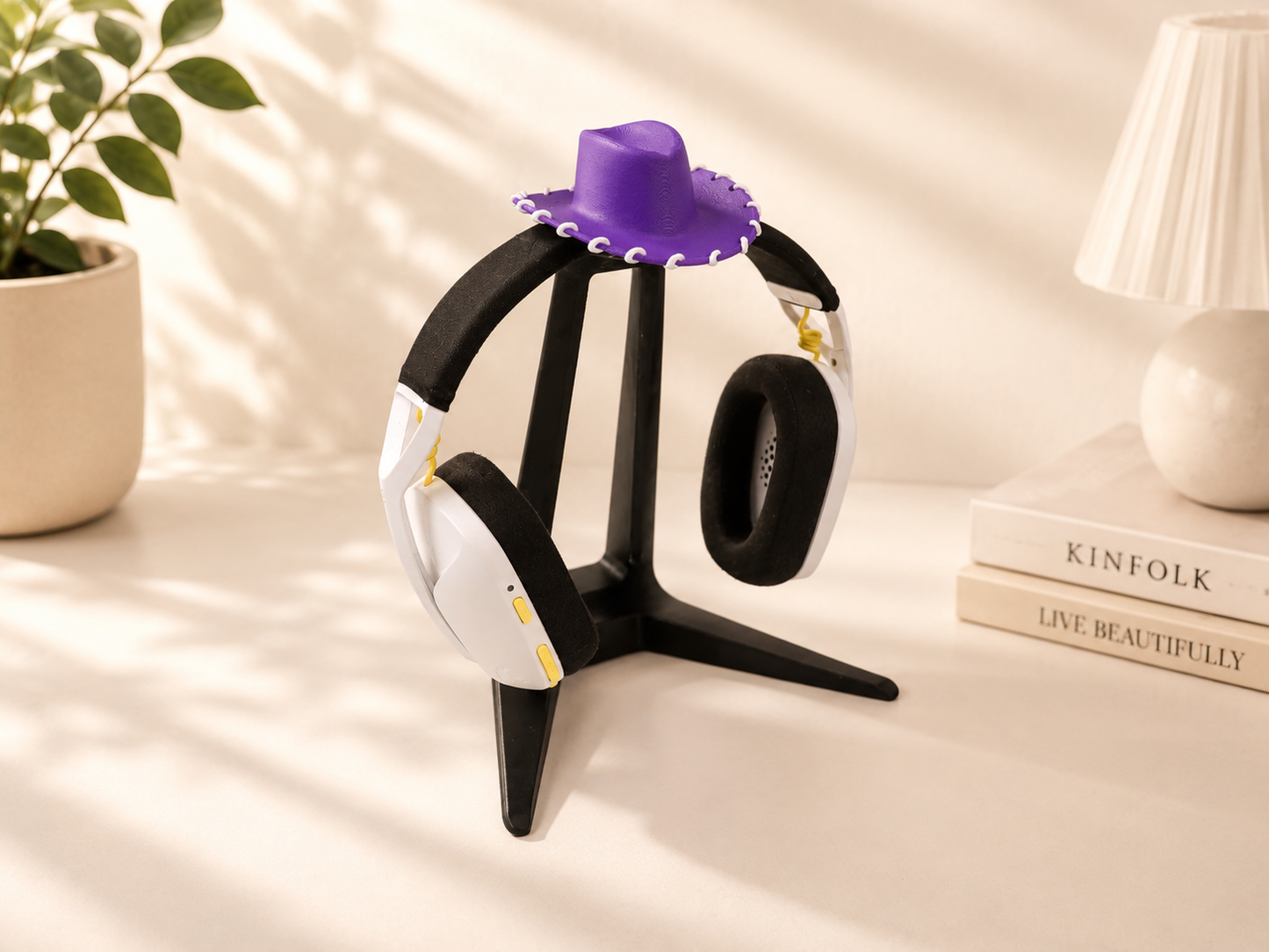 One Piece Hat Headphone Attachment