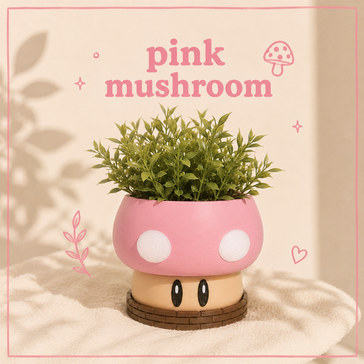 Mushroom Planter from Mario