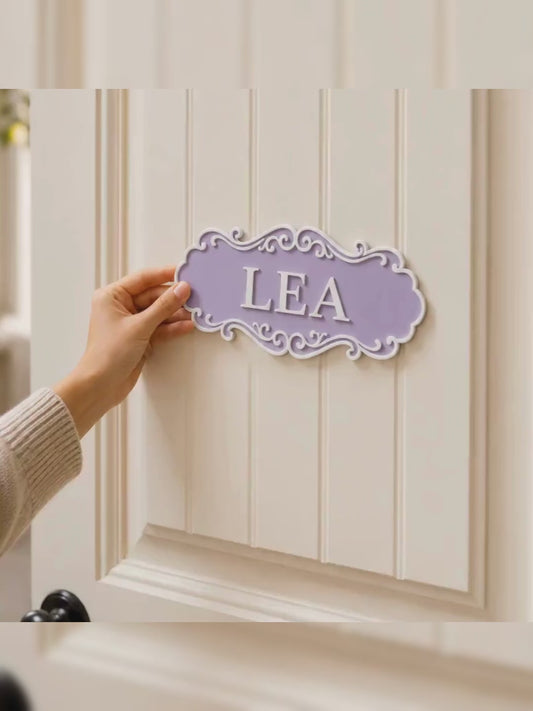 Personalized Vintage Room Door Name Plaque