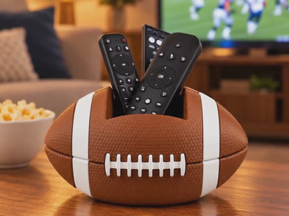 Football Remote Control Holder - Media Room Decor