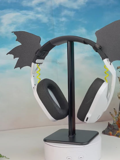Stacked Demon Wings Headphone Attachment