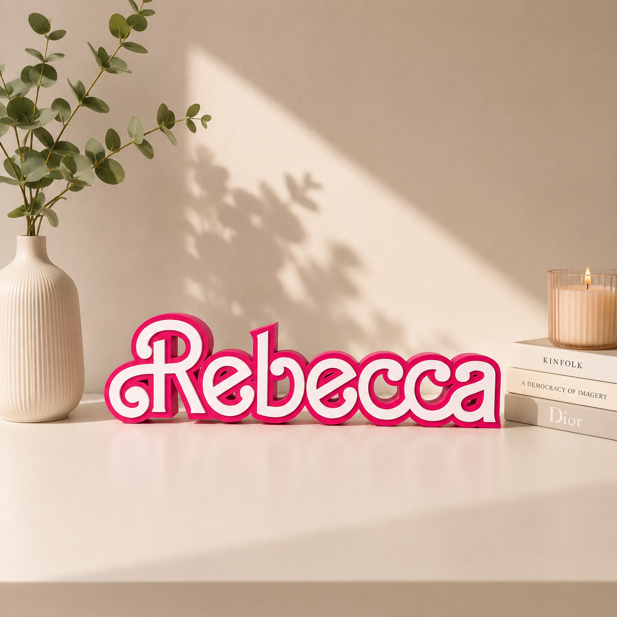 Custom Doll Style Nameplate