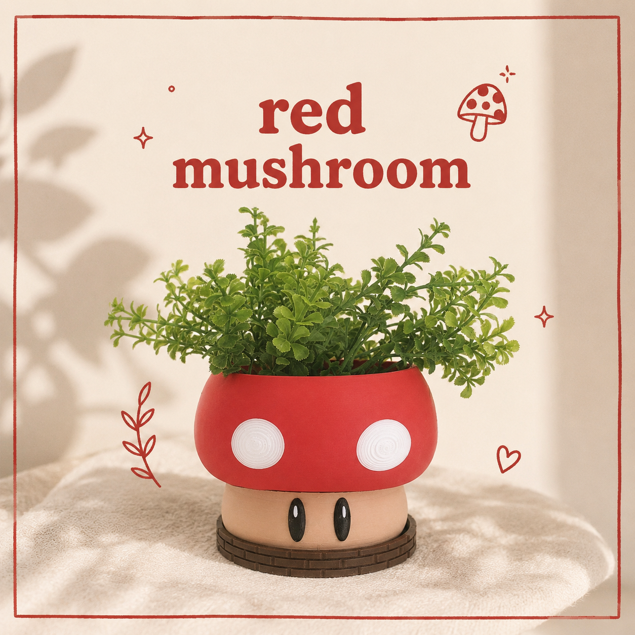 Mushroom Planter from Mario