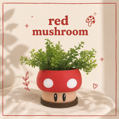 Mushroom Planter from Mario