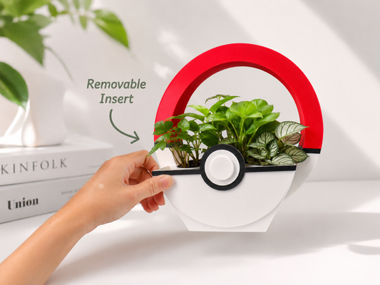 PokeBall Wall Planter