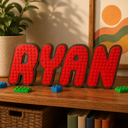 Customized Brick Toy Nameplate