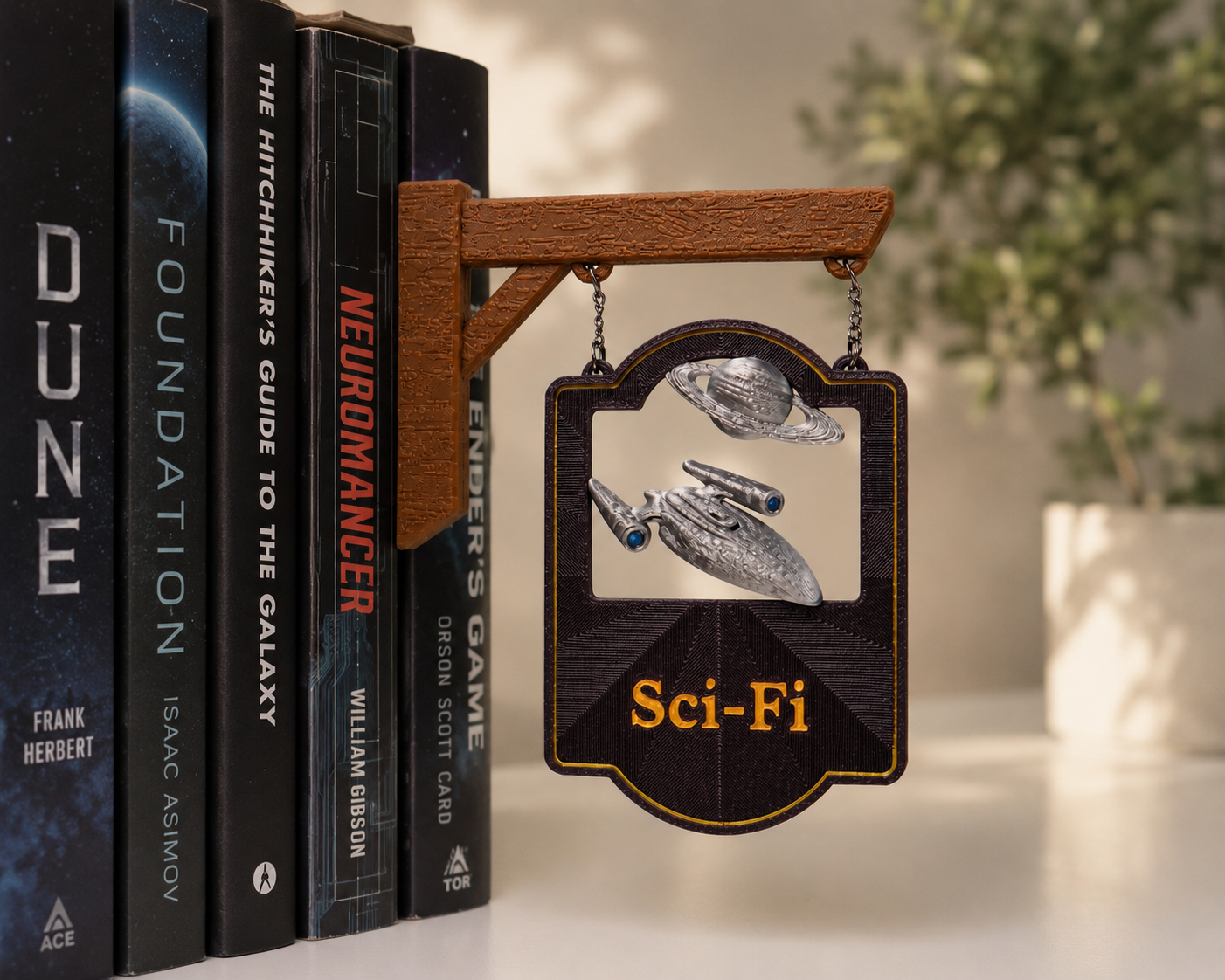 Tavern Sign Bookshelf Sign