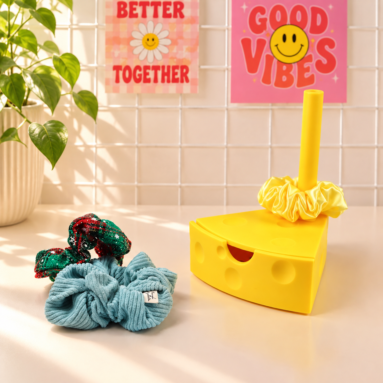 Scruncheese™ Cheese Scrunchie Holder with Drawer