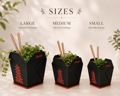 Chinese Takeout Planter