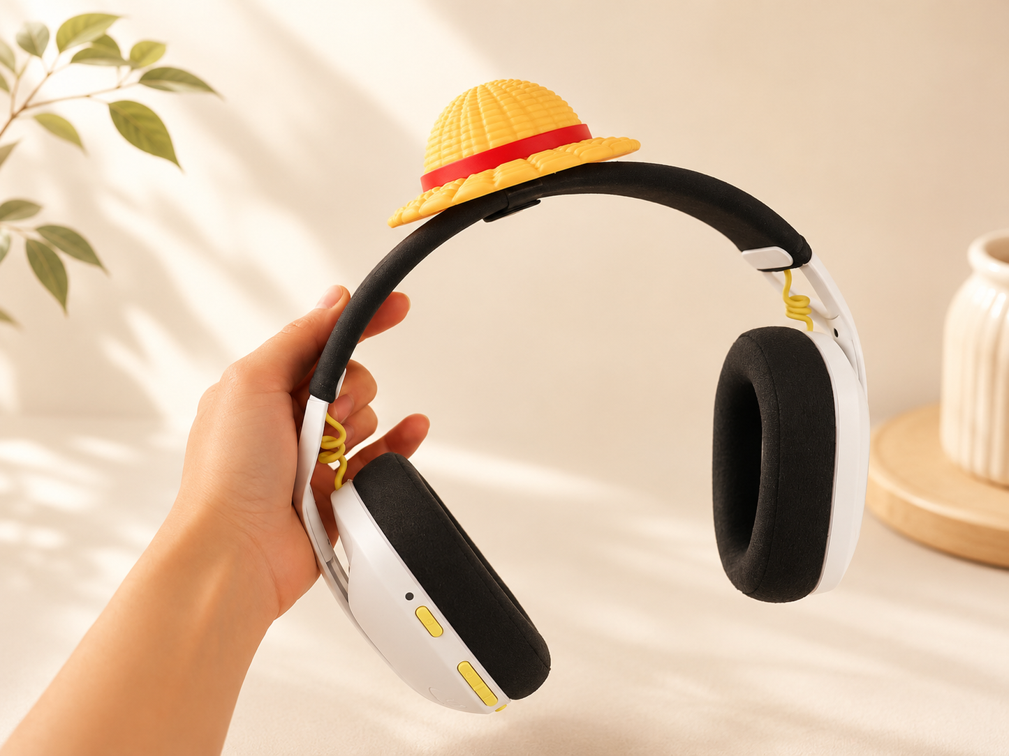 One Piece Hat Headphone Attachment