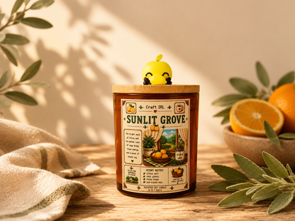 Stardew Valley Inspired Candles with Junimo Buddy