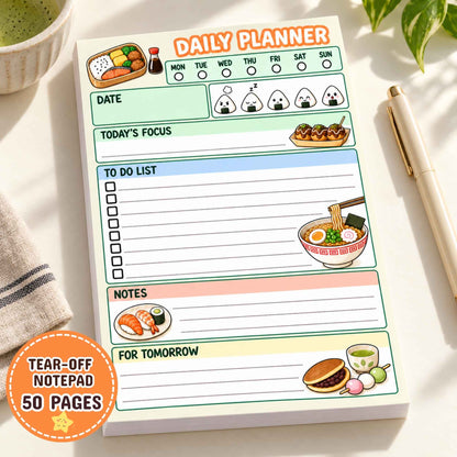Japanese Food Planner Pad