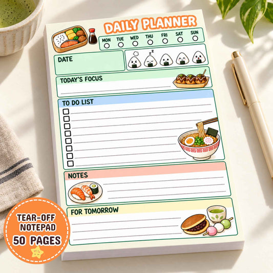 Japanese Food Planner Pad