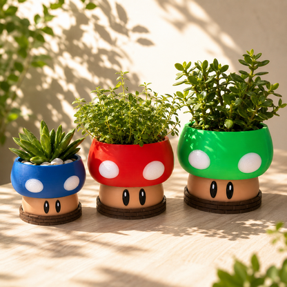 Mushroom Planter from Mario