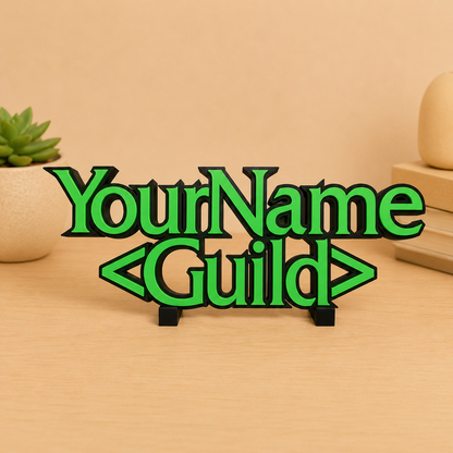 Custom World of Warcraft Nameplate