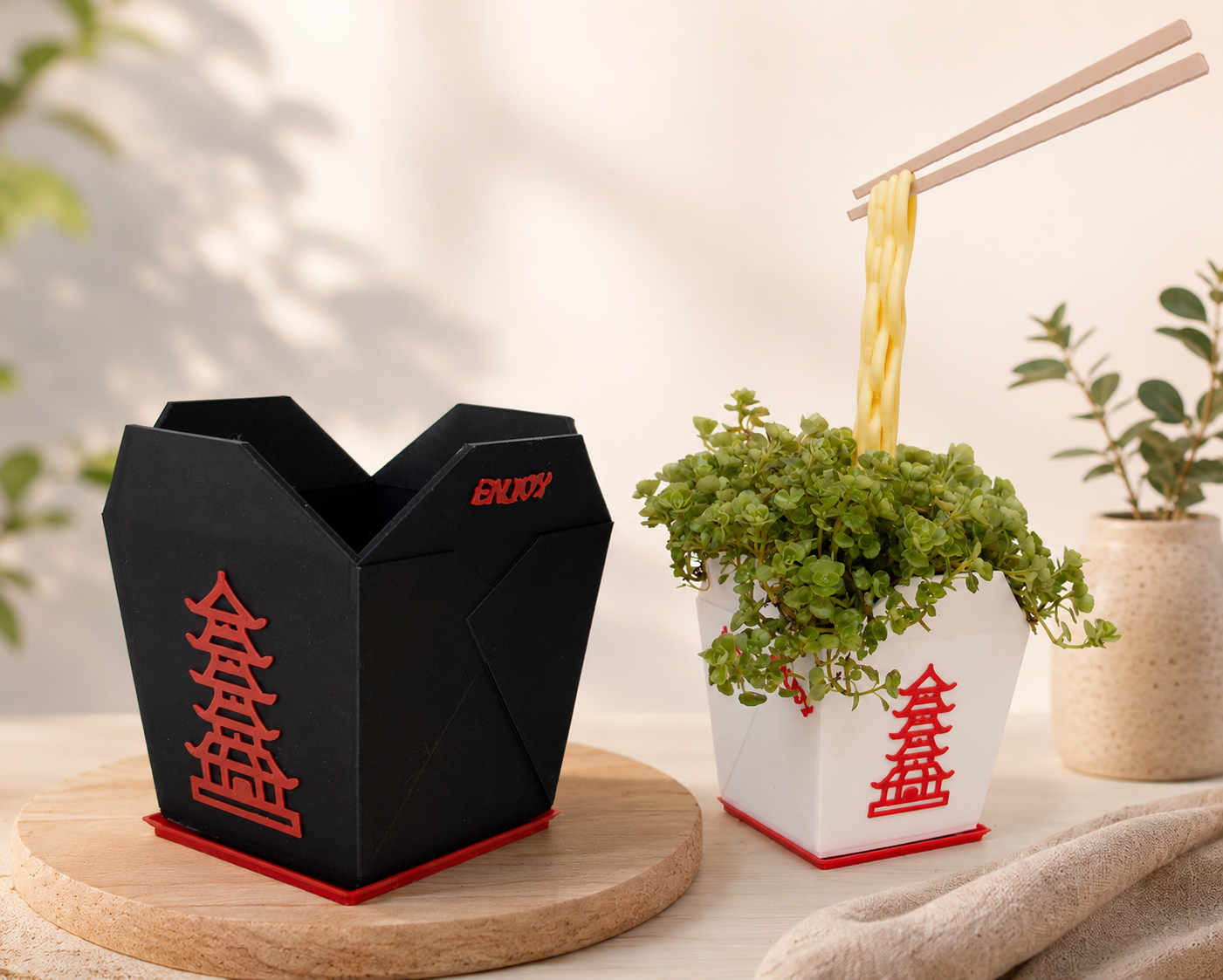 Chinese Takeout Planter