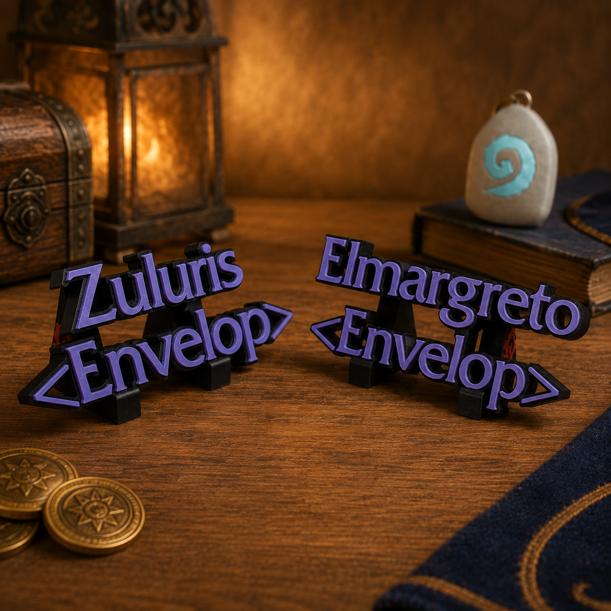 Custom World of Warcraft Small Nameplate or Ornament