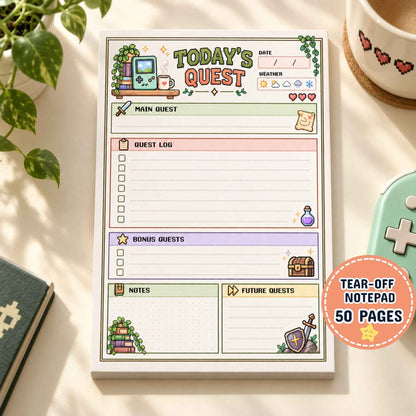 Cozy Gamer Planner Pad