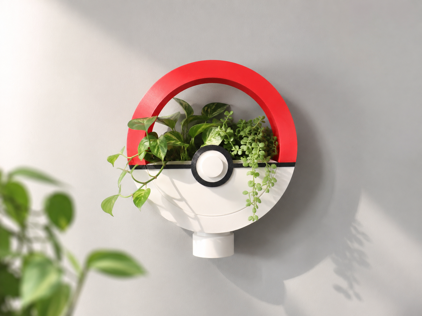 PokeBall Wall Planter