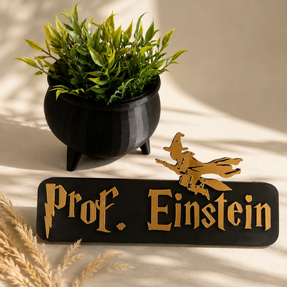 Personalized Wizard Name Plate